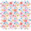Tissu coton au mètre fleurs pastel ex1048 - PPMC