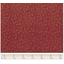 Tissu coton au mètre houx rouge doré ex1108