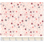 Tissu coton au mètre ex2219 fleurs gris rose