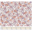 Cotton fabric ex2233 orange pink dahlia