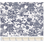 Tissu coton au mètre ex2262 toile de jouy bleue
