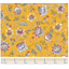 Tissu coton au mètre ex2264 indienne fleurie jaune