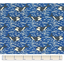 Tissu coton au mètre orque bleue