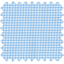 Coated fabric sky blue gingham - PPMC