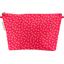Cosmetic bag with flap feuillage or rose - PPMC