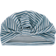 baby turban  striped blue gray glitter - PPMC