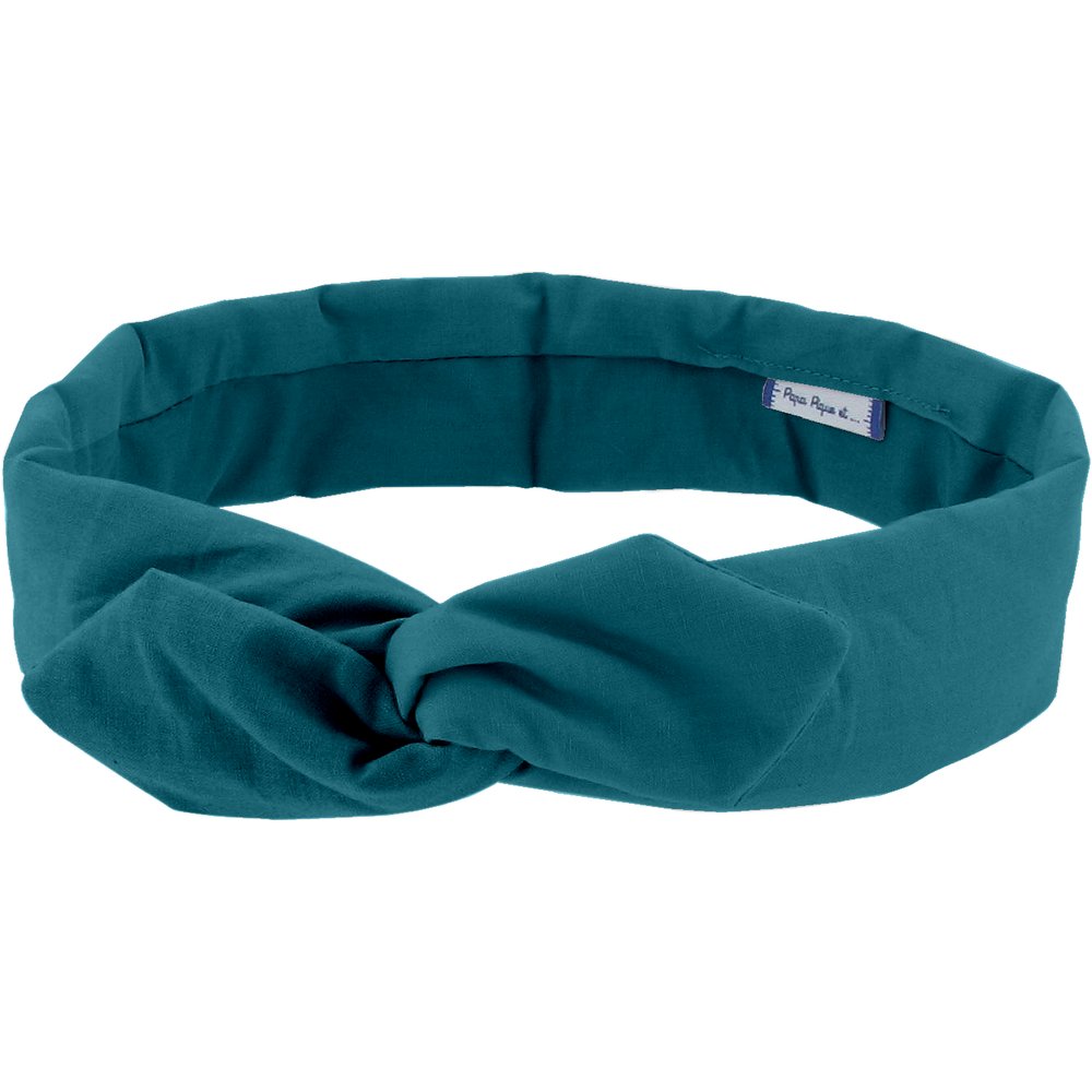 Wire headband retro bleu vert
