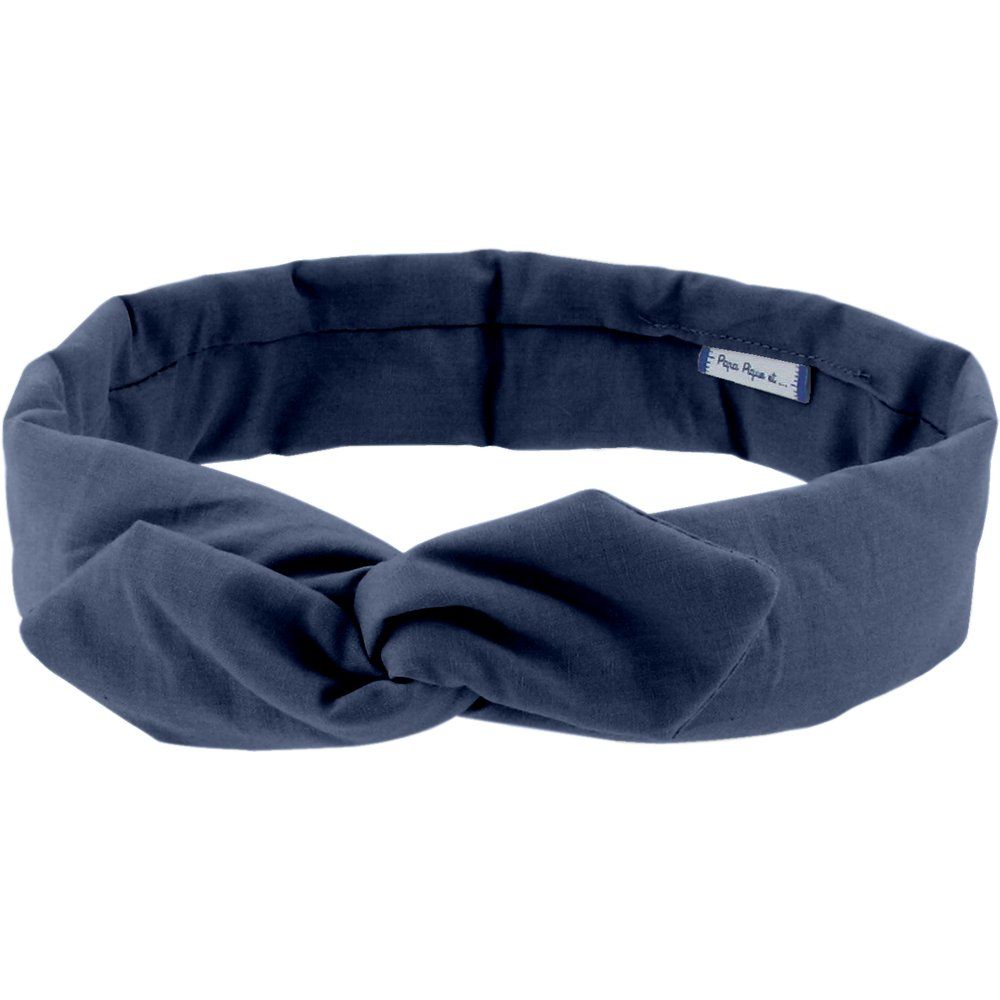 Wire headband retro navy blue