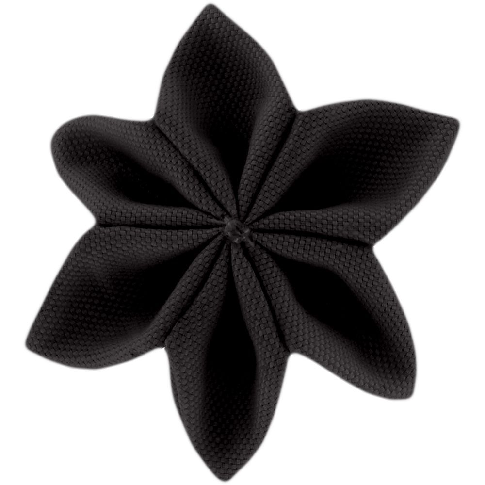Barrette fleur étoile 4 noir
