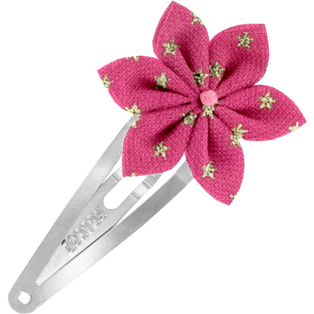 fuchsia flower hair clip