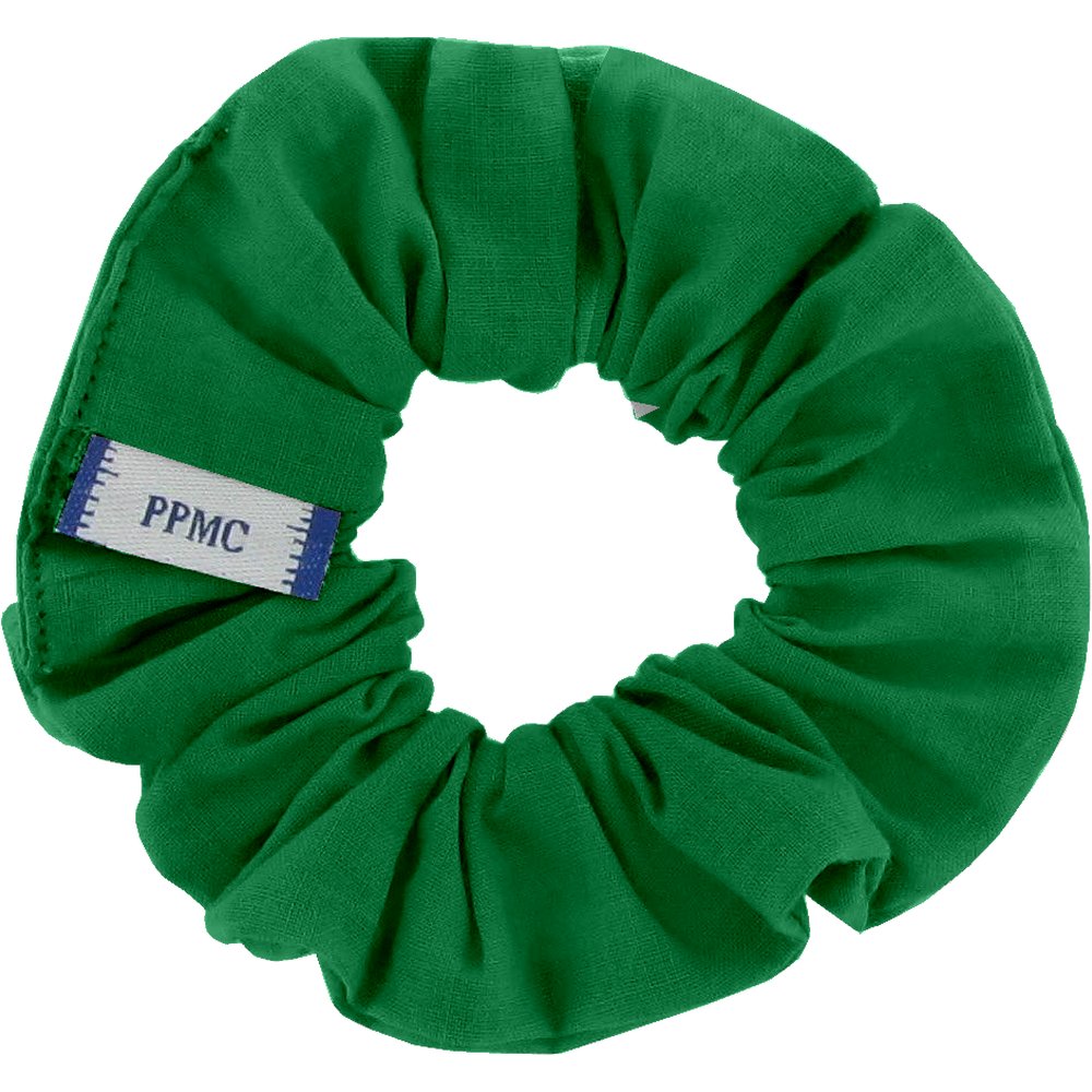 Small scrunchie bright green