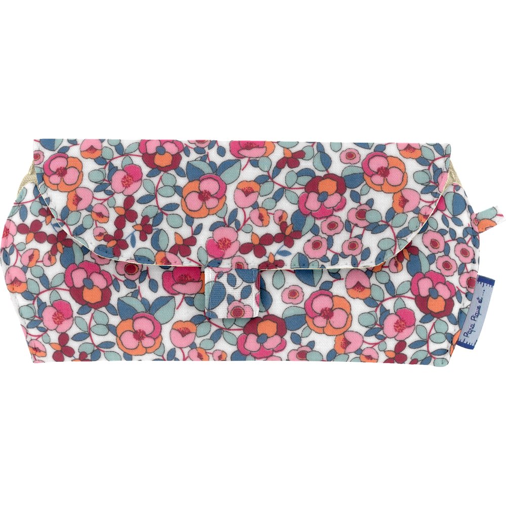 Glasses case boutons rose