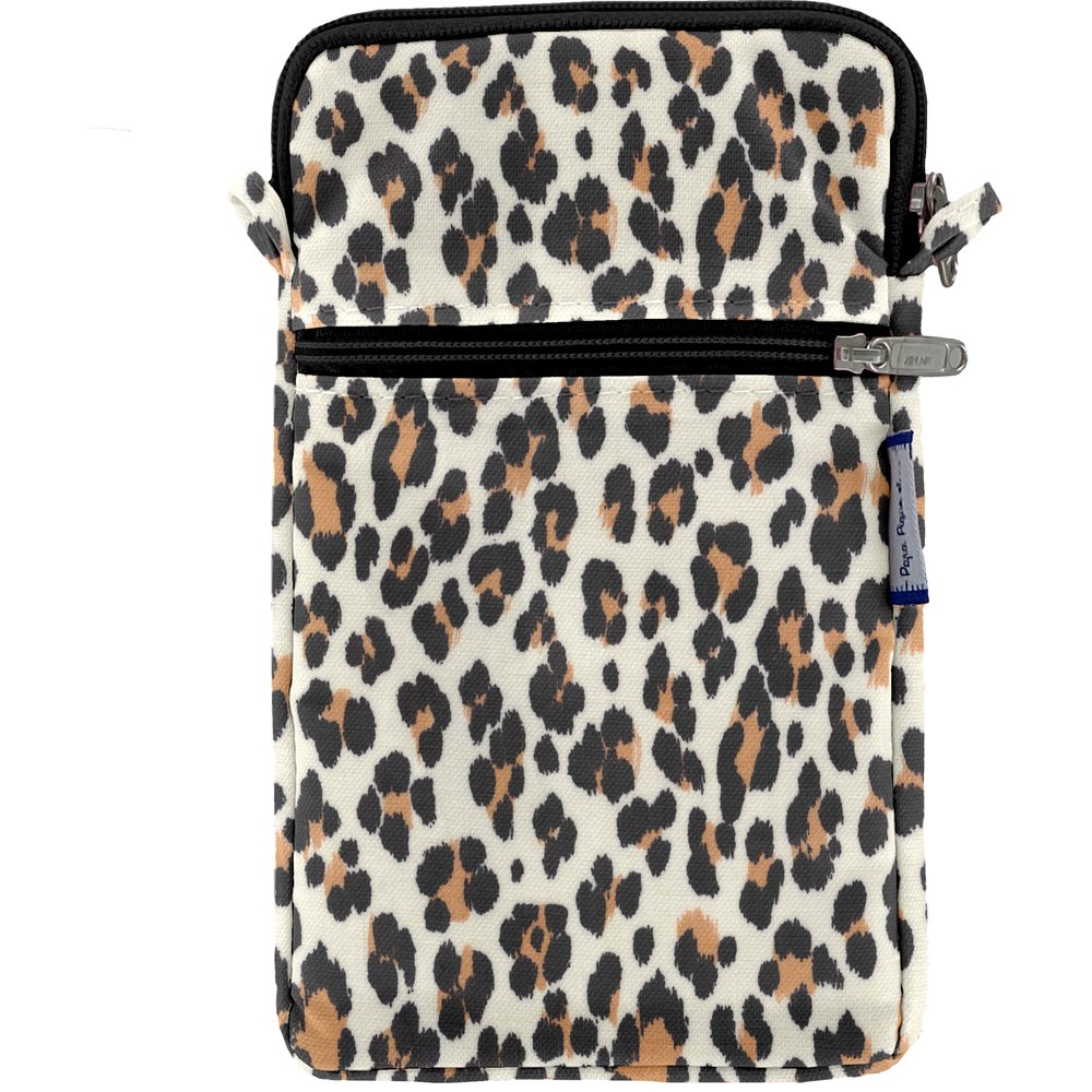 Quilted phone pocket leopard