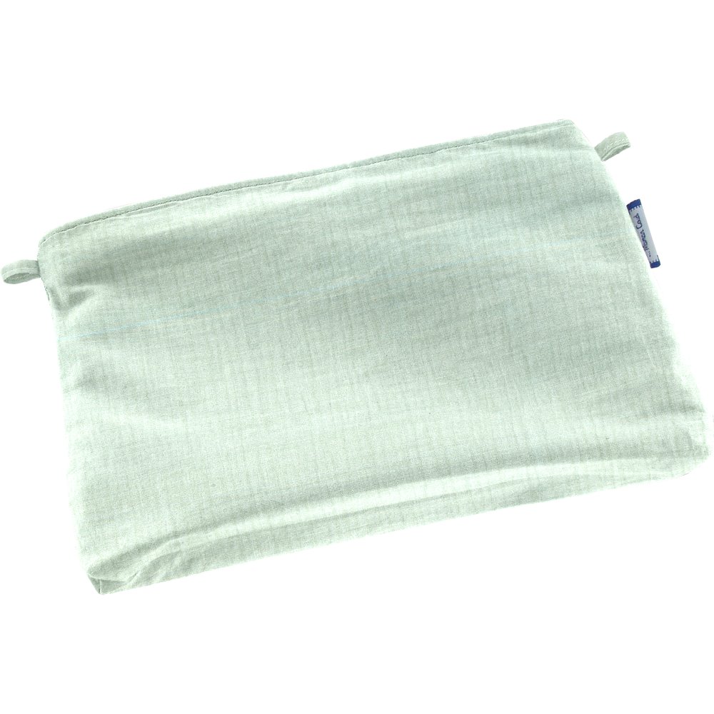 Tiny coton clutch bag gaze vert d'eau