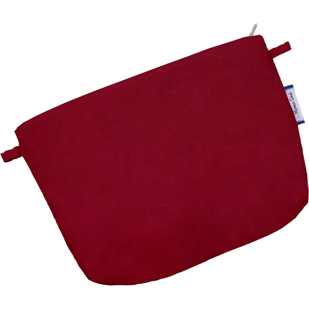 Tiny coton clutch bag red velvet