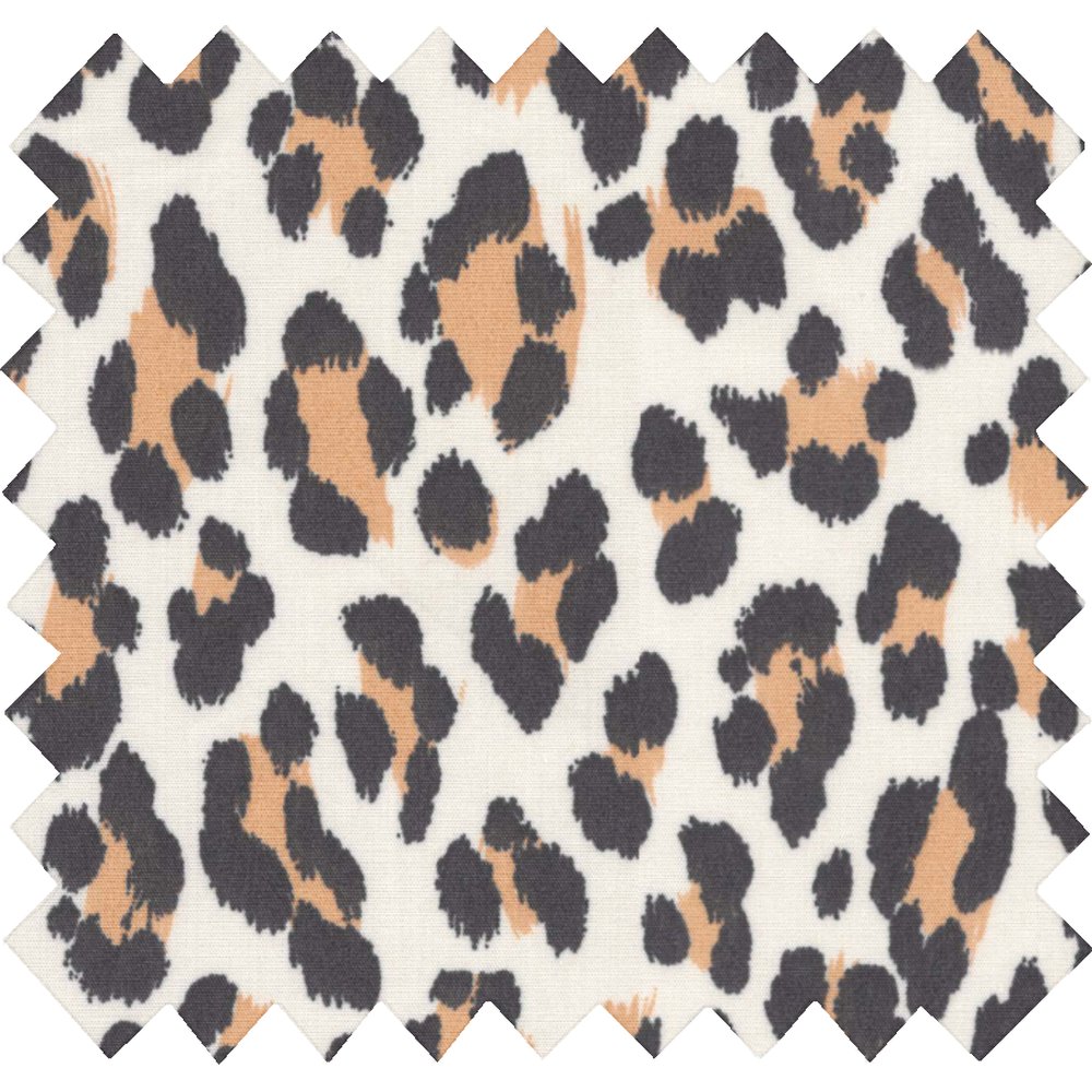 Cotton fabric leopard