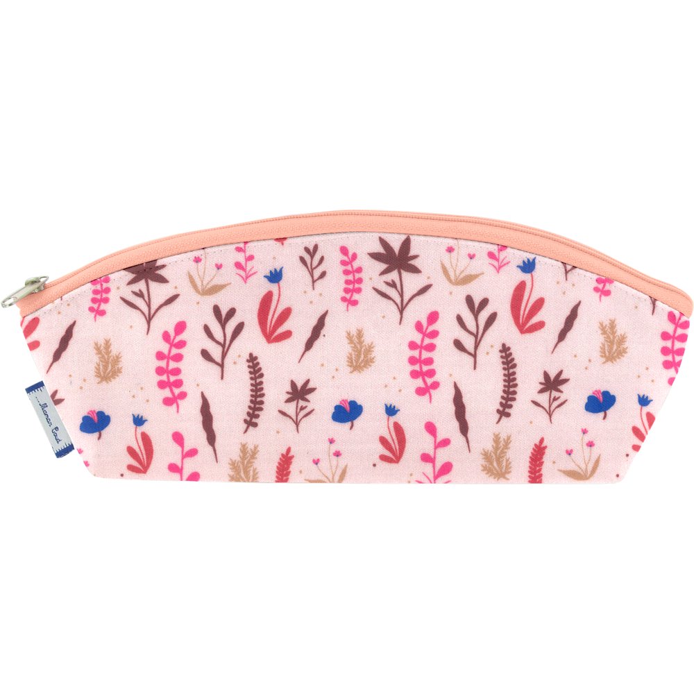 Trousse scolaire herbier rose